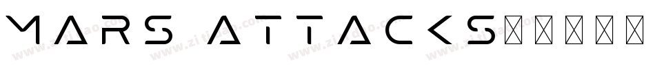 mars attacks字体转换